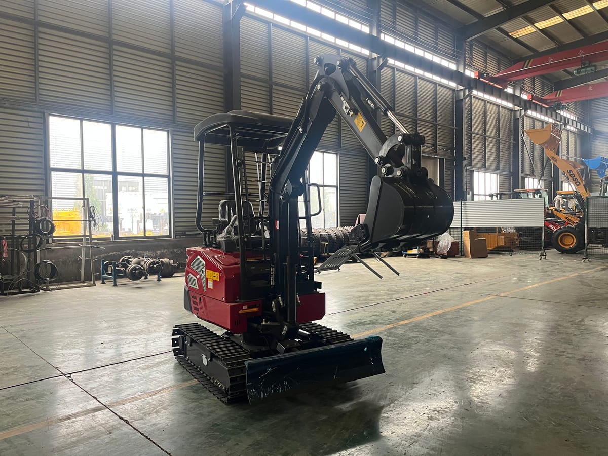 SDSG KWC2.2 micro mining excavator — additional view
